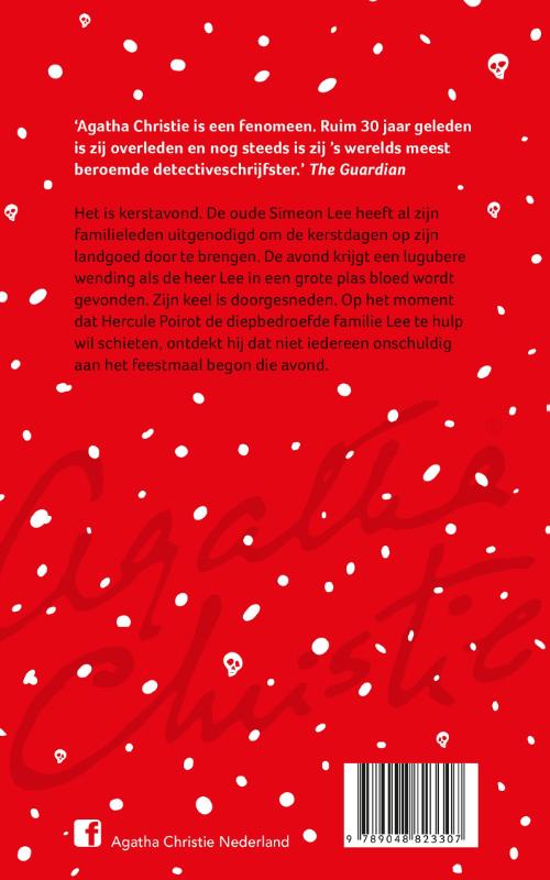Achterkant van Kerst met Poirot