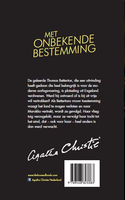 Achterkant van Met onbekende bestemming