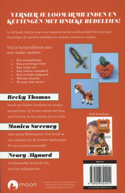Achterkant van Magic loom bedeltjes!