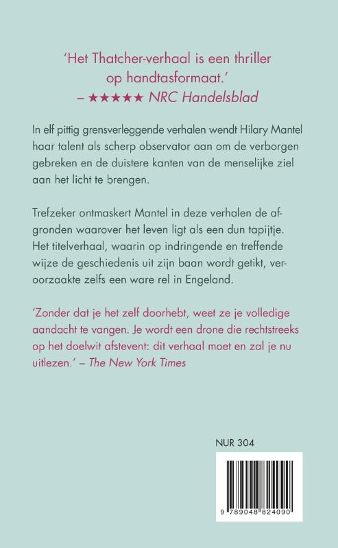Achterkant van De moord op Margaret Thatcher
