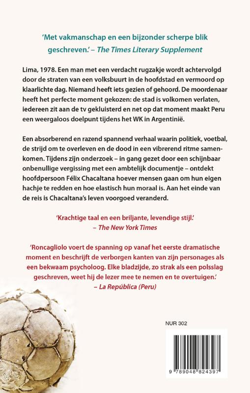 Achterkant van Bloed aan de paal