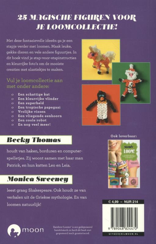 Achterkant van Magic Loom; magische figuren
