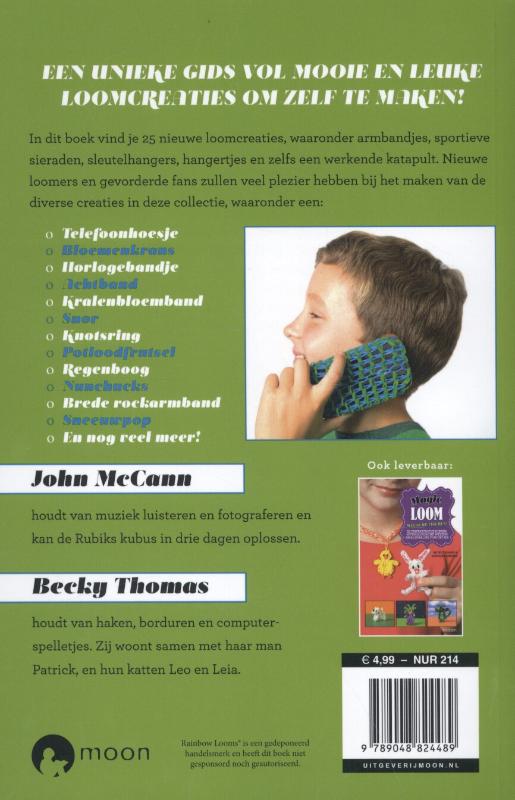 Achterkant van Magic Loom
