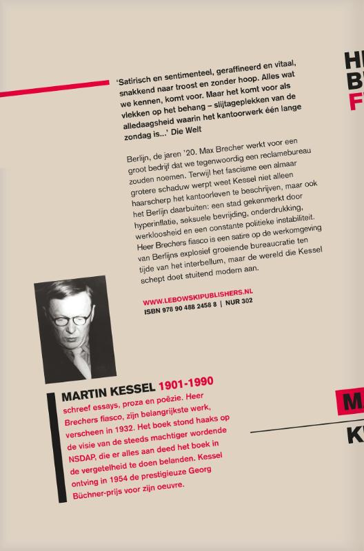 Achterkant van Heer Brechers fiasco
