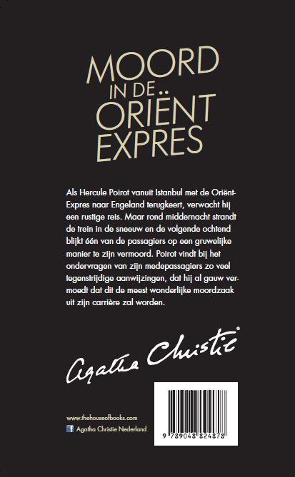 Achterkant van Moord in de Oriënt Expres