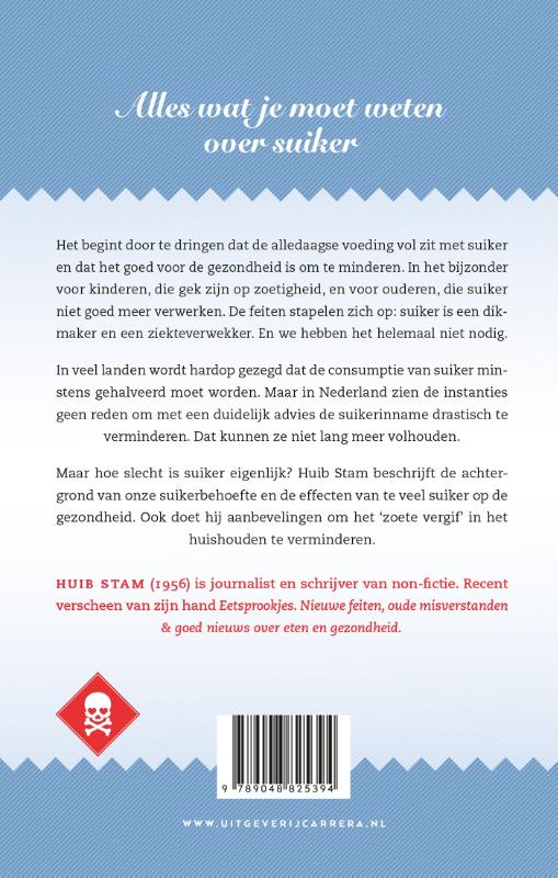 Achterkant van Suiker, het zoete vergif