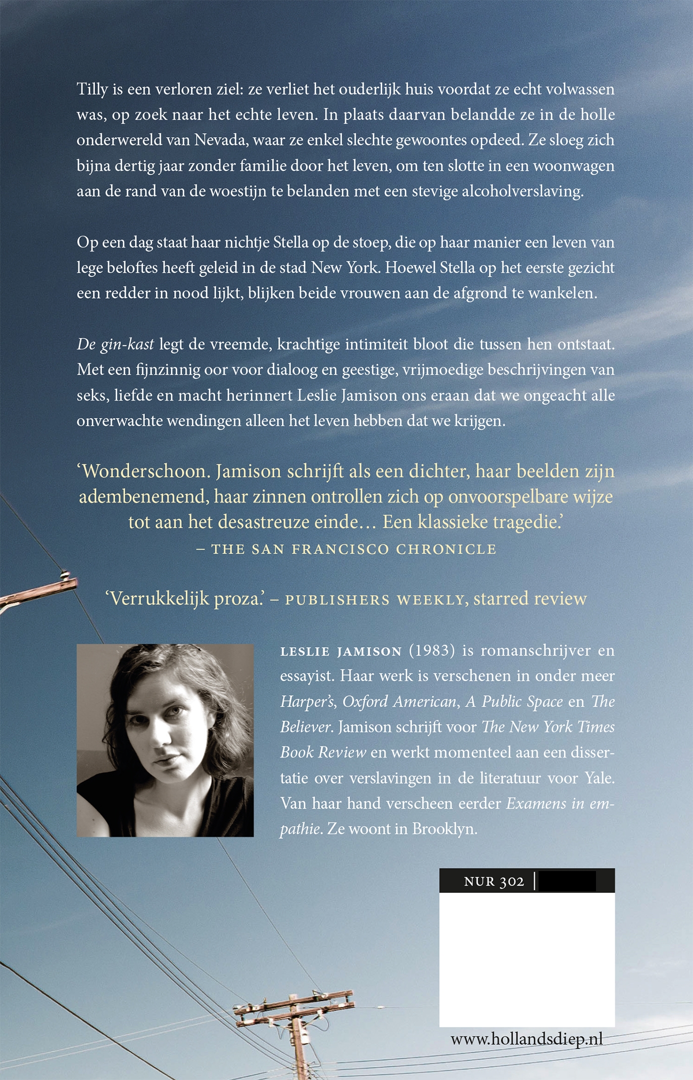 Achterkant van De gin-kast