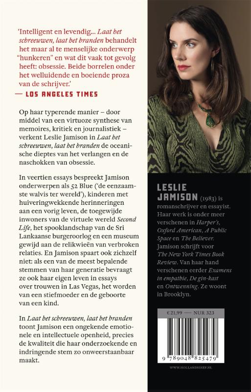 Achterkant van Laat het schreeuwen, laat het branden