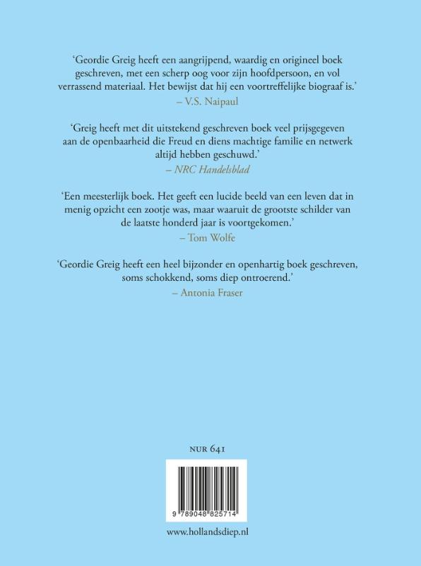 Achterkant van Ontbijten met Lucian