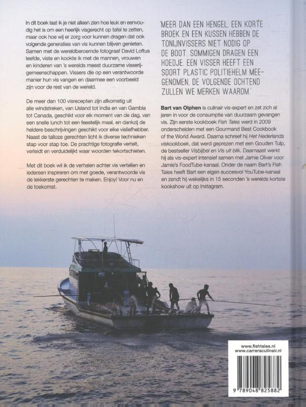 Achterkant van Bart's Fish Tales