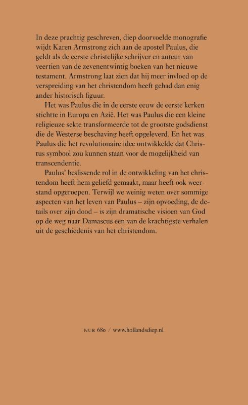 Achterkant van Paulus