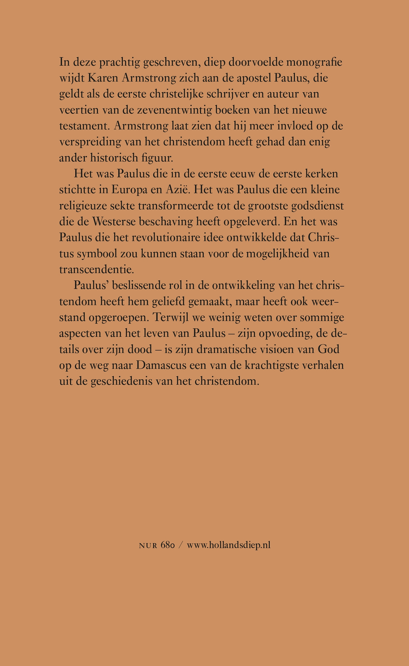 Achterkant van Paulus