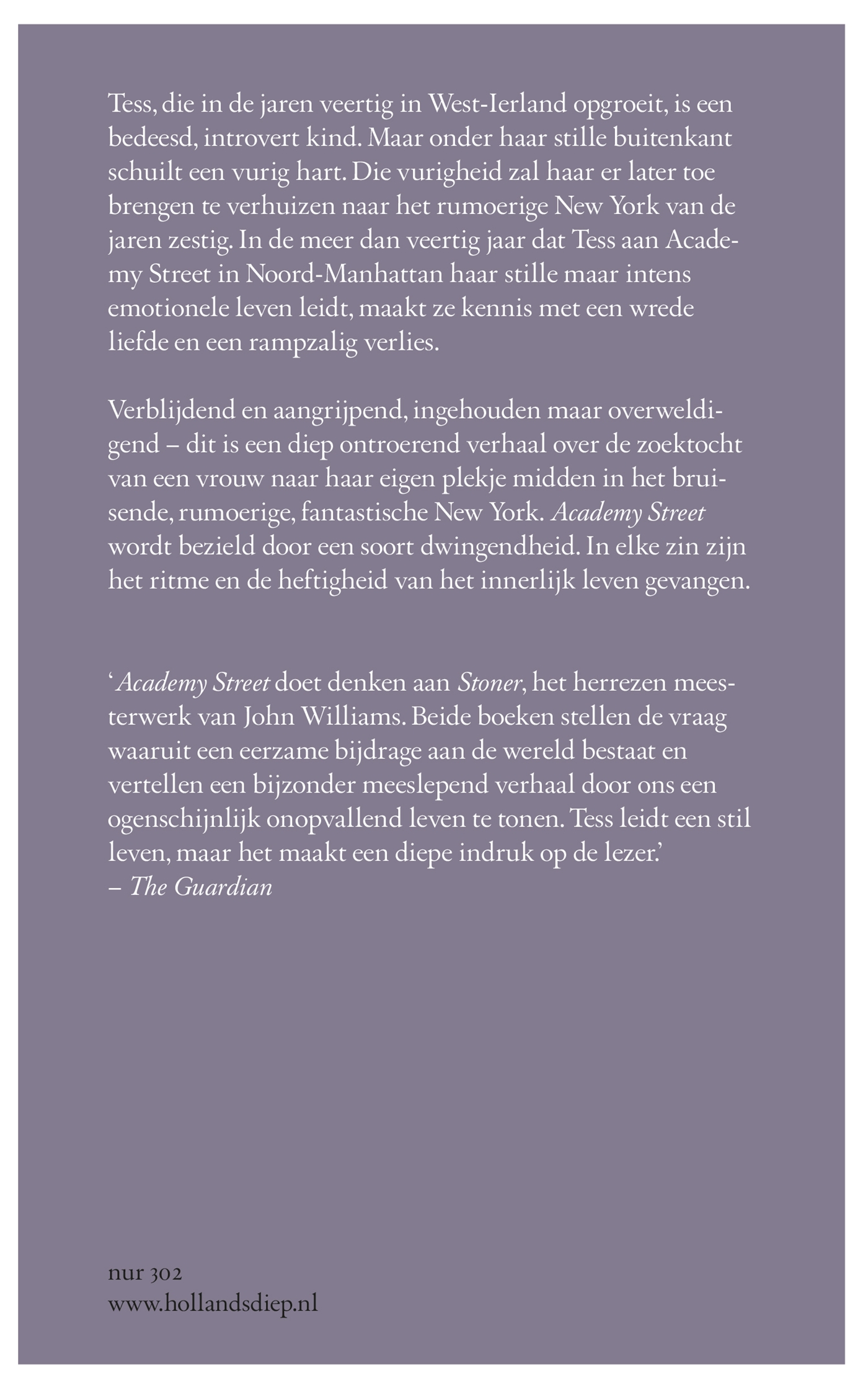 Achterkant van Academy Street