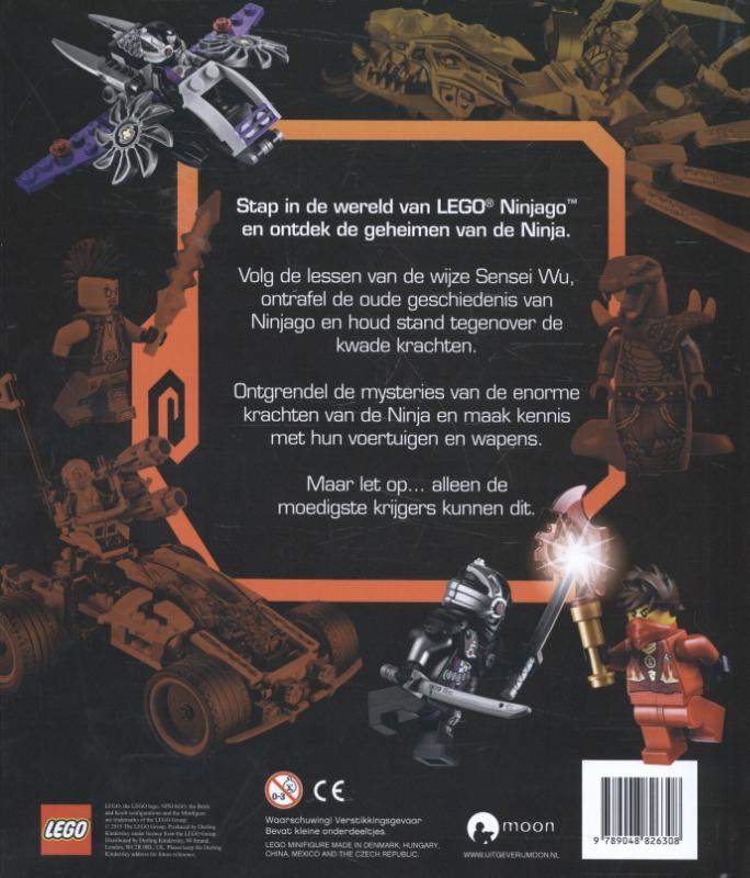 Achterkant van De verborgen wereld van de Ninja