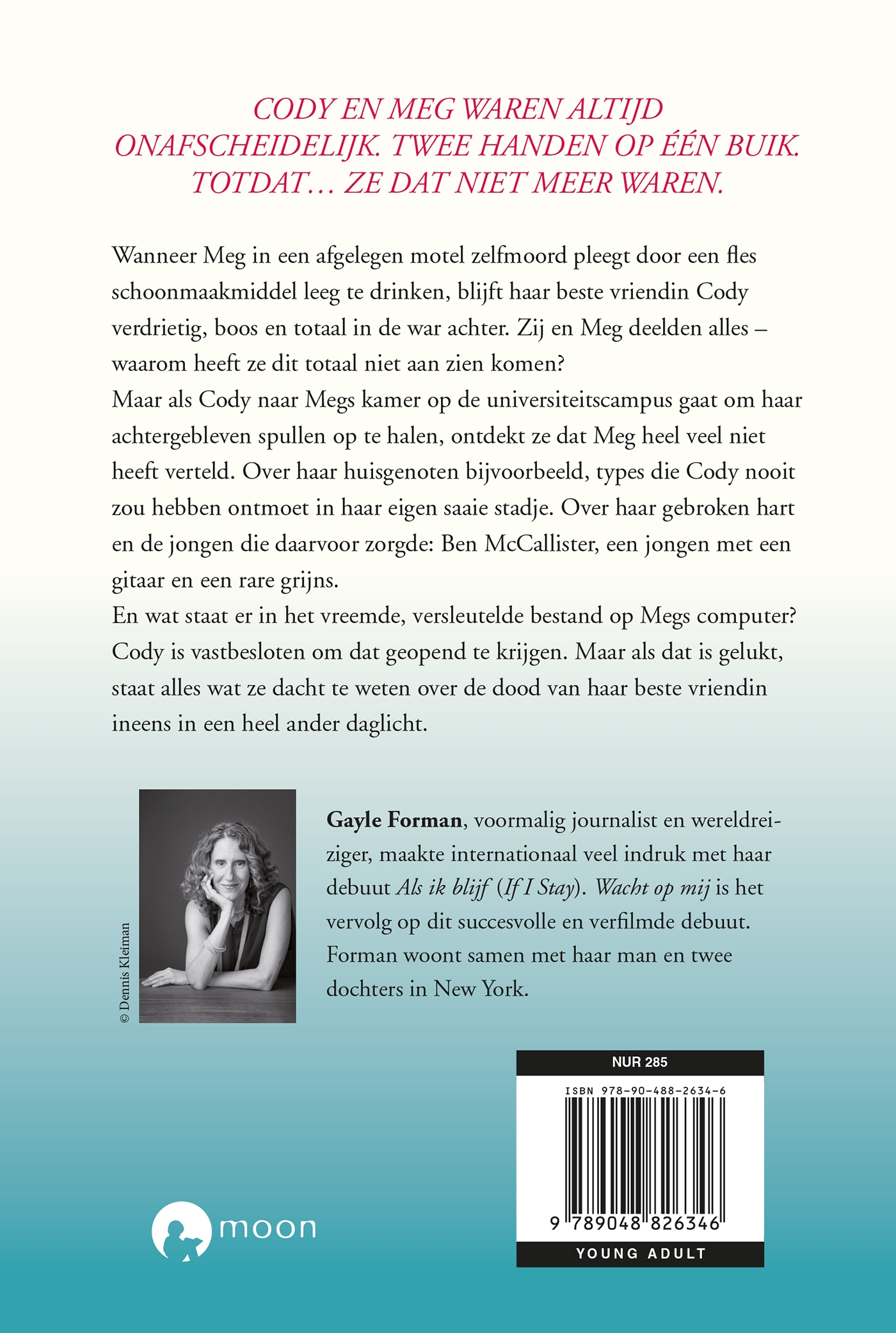 Achterkant van Hier was ik