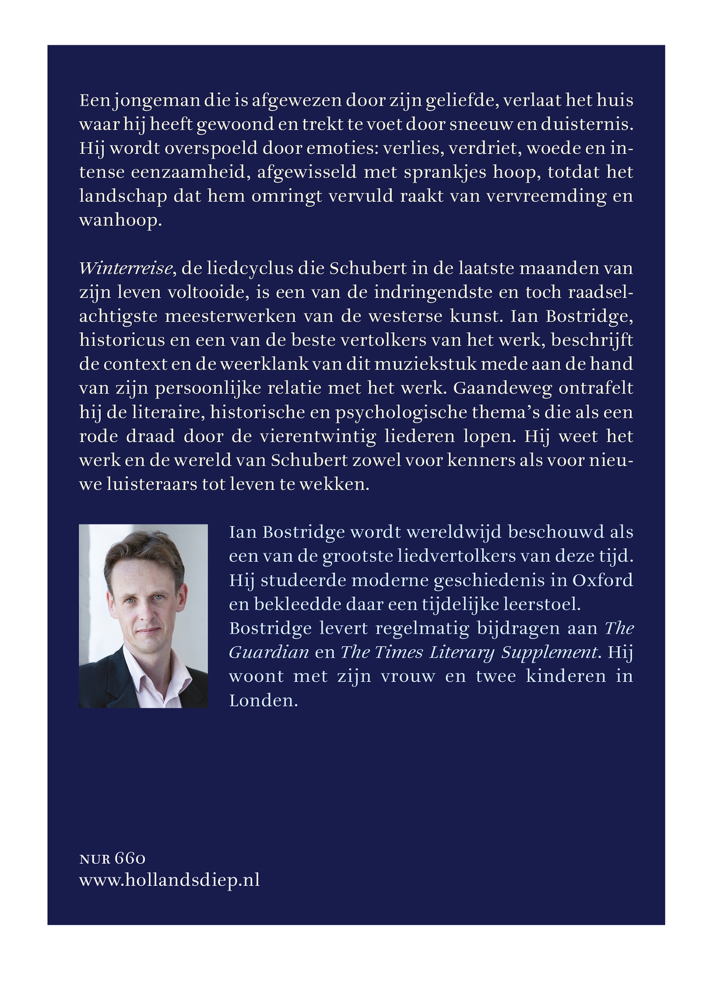 Achterkant van Schuberts Winterreise