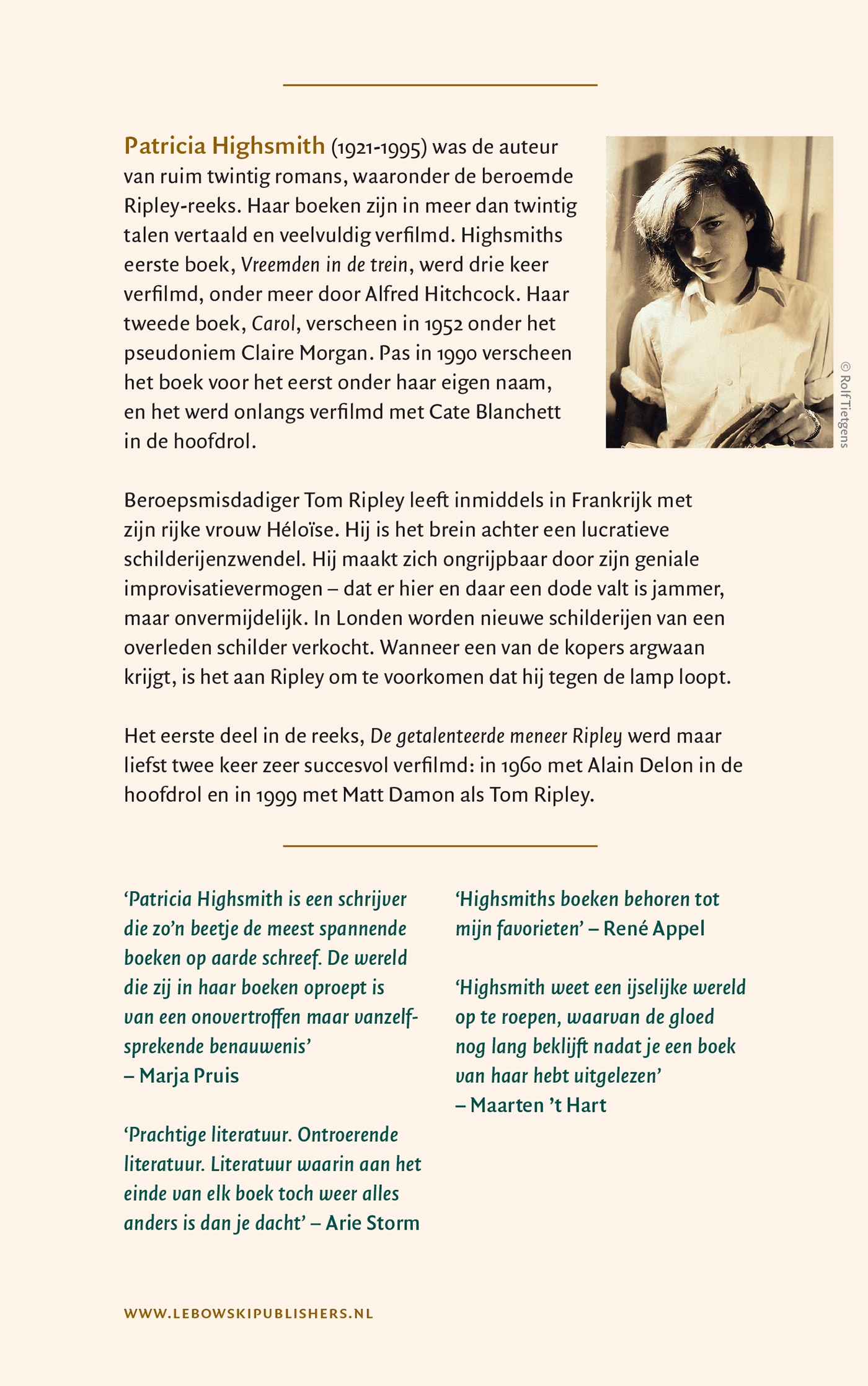 Achterkant van Ripley ondergronds