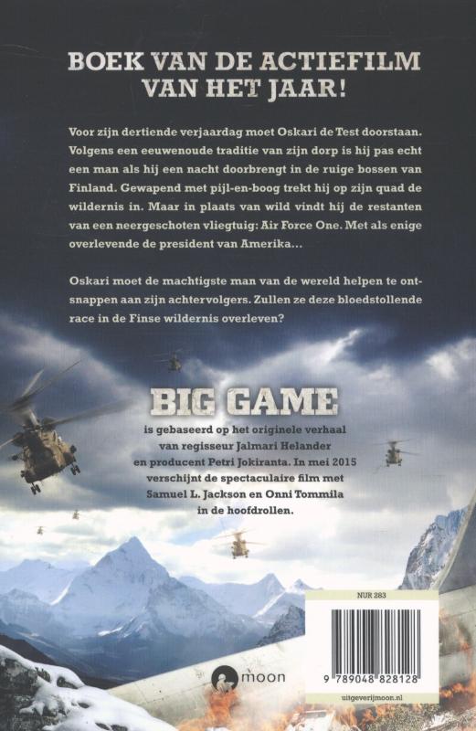 Achterkant van Big game