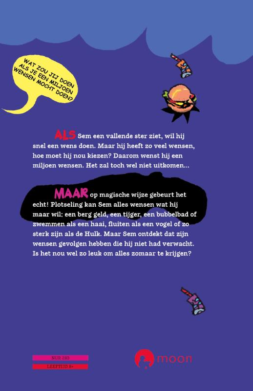 Achterkant van De waanzinnige wens