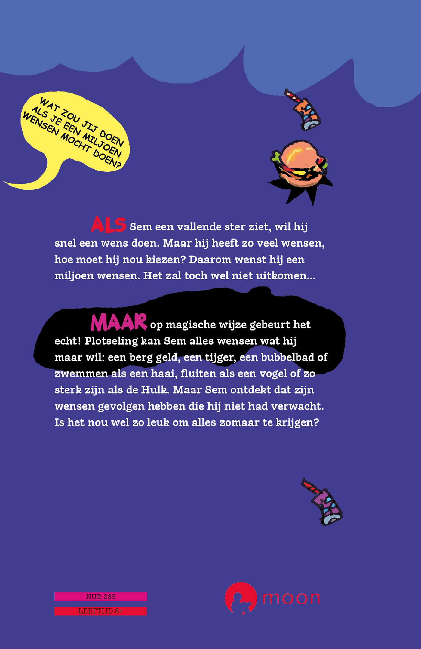 Achterkant van De waanzinnige wens