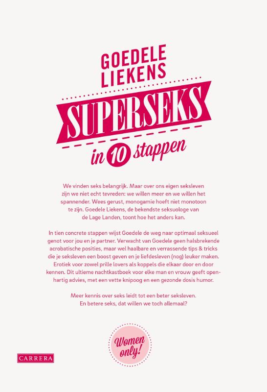 Achterkant van Superseks in 10 stappen
