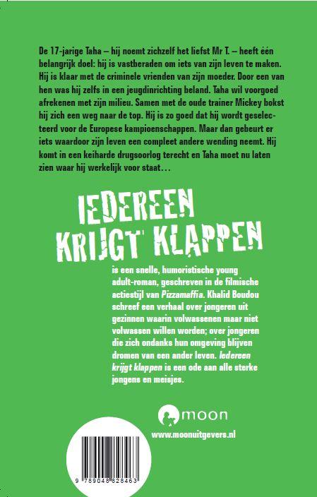 Achterkant van Iedereen krijgt klappen