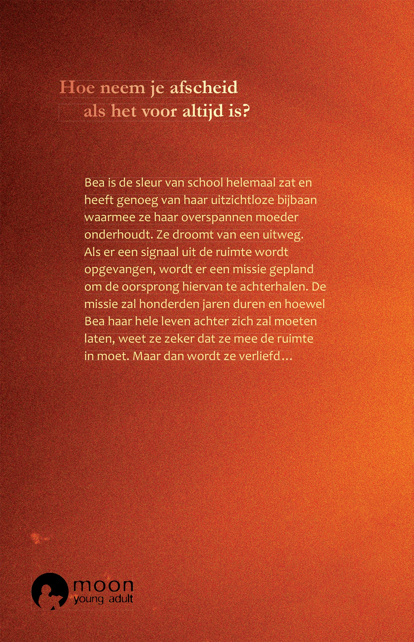 Achterkant van Elke dag dichter bij de sterren