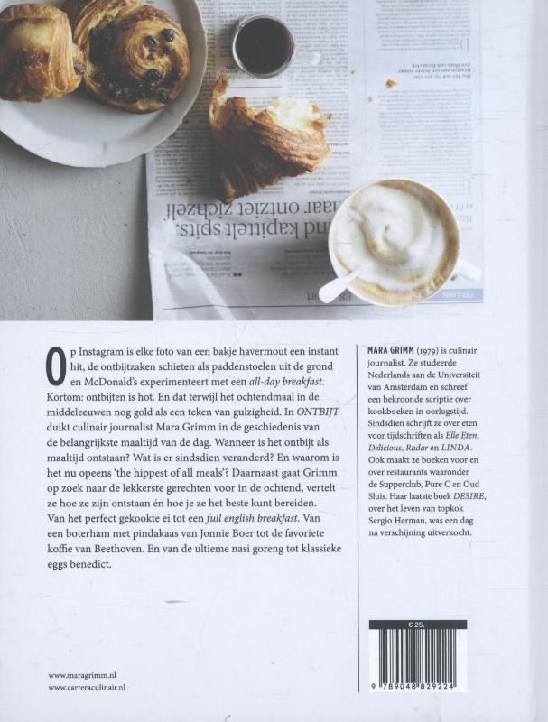 Achterkant van Ontbijt