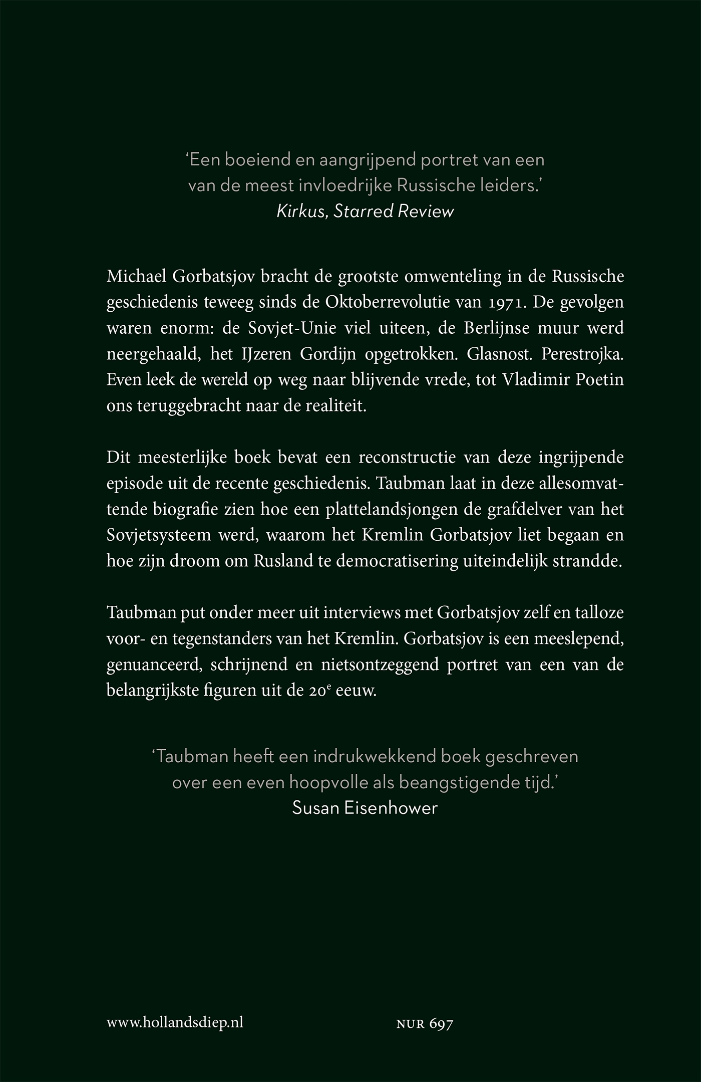 Achterkant van Gorbatsjov