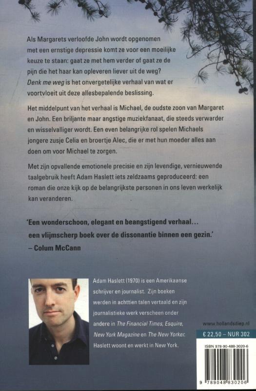 Achterkant van Denk me weg
