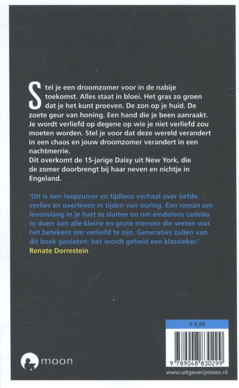 Achterkant van Hoe ik nu leef
