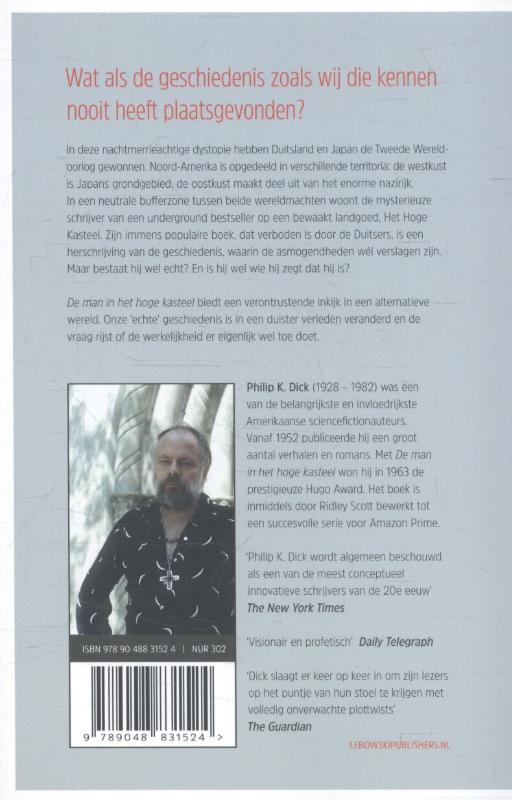 Achterkant van De man in het hoge kasteel