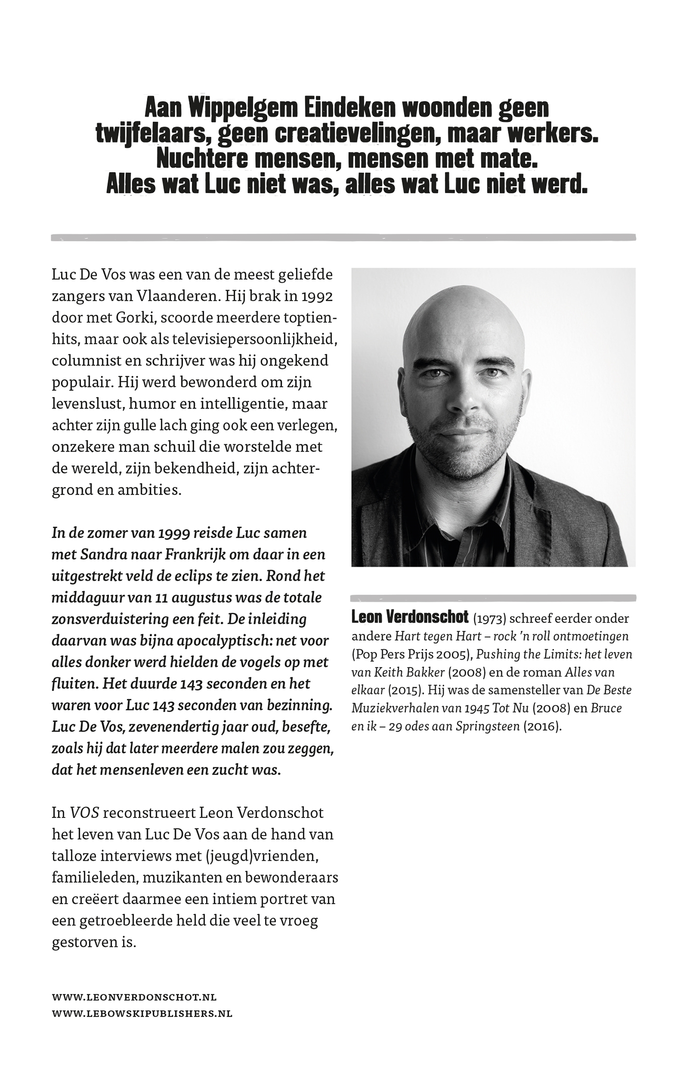 Achterkant van VOS