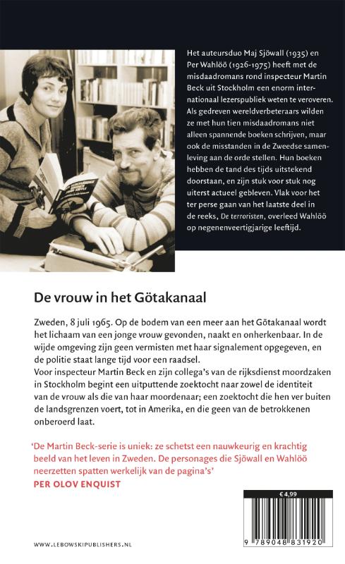 Achterkant van De vrouw in het Götakanaal