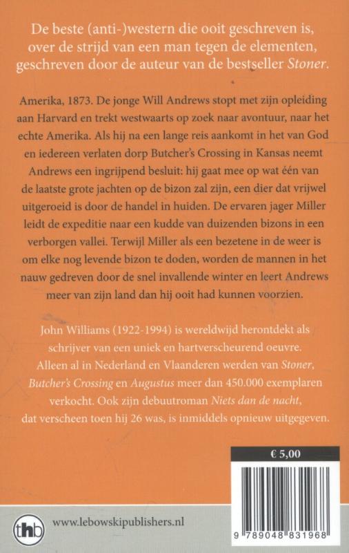 Achterkant van Butcher's crossing