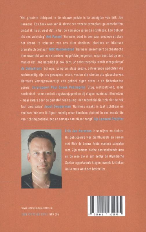 Achterkant van Ik noem dit poëzie