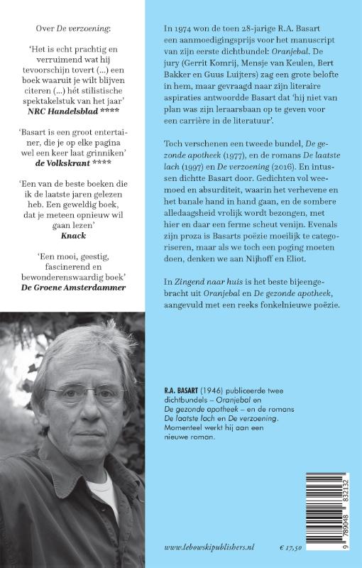 Achterkant van Zingend naar huis