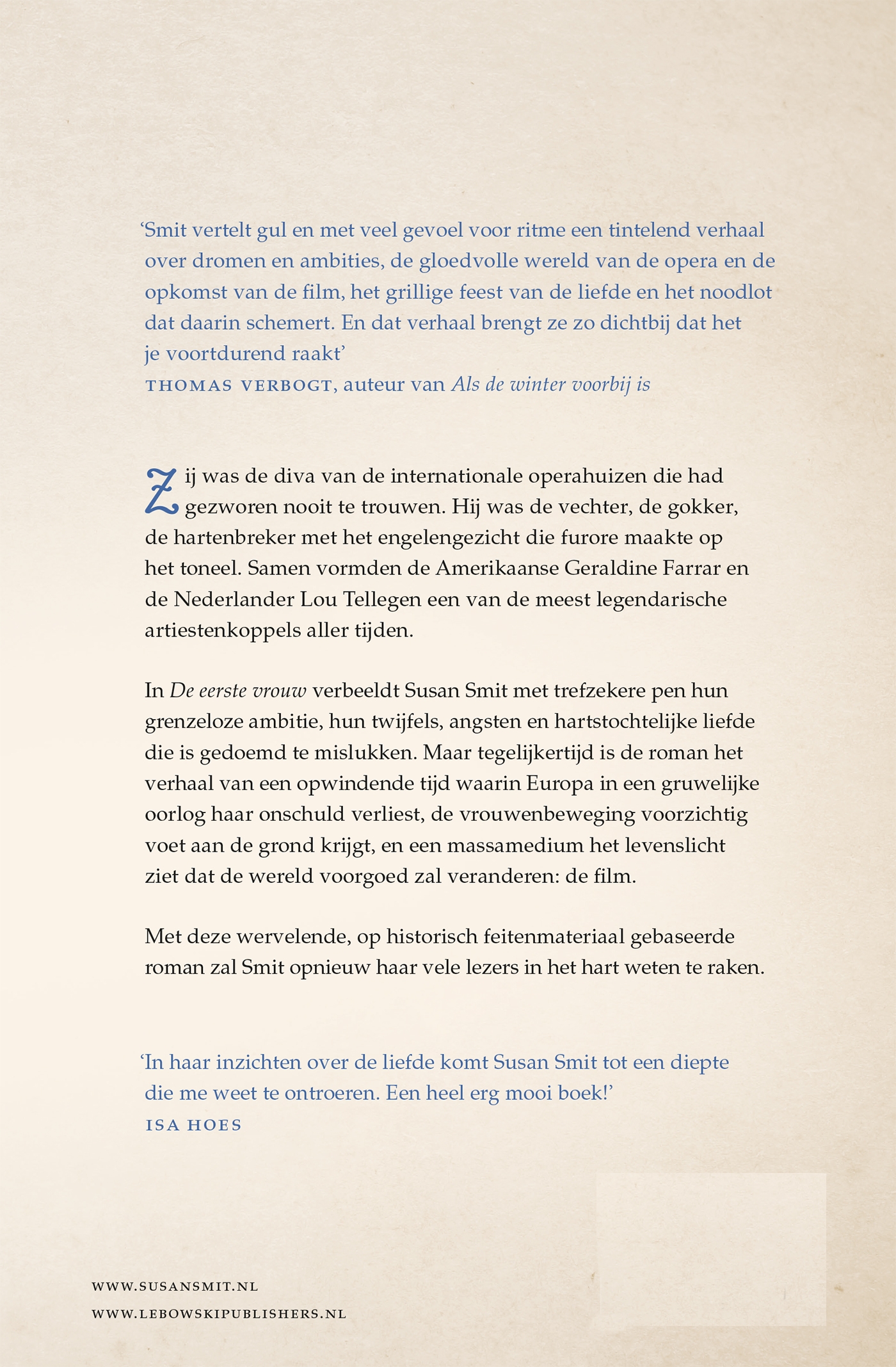 Achterkant van De eerste vrouw
