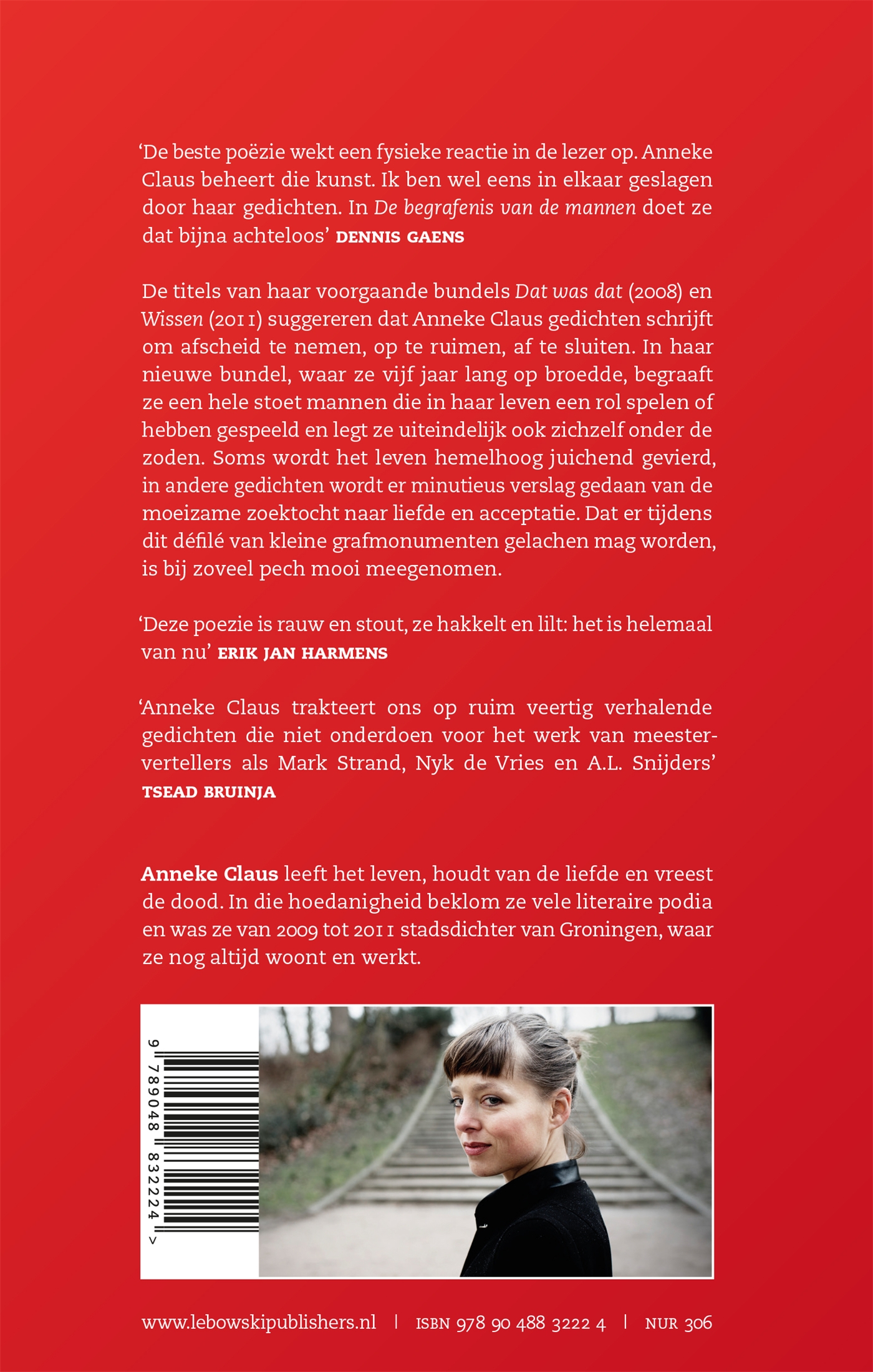 Achterkant van Begrafenis van de mannen
