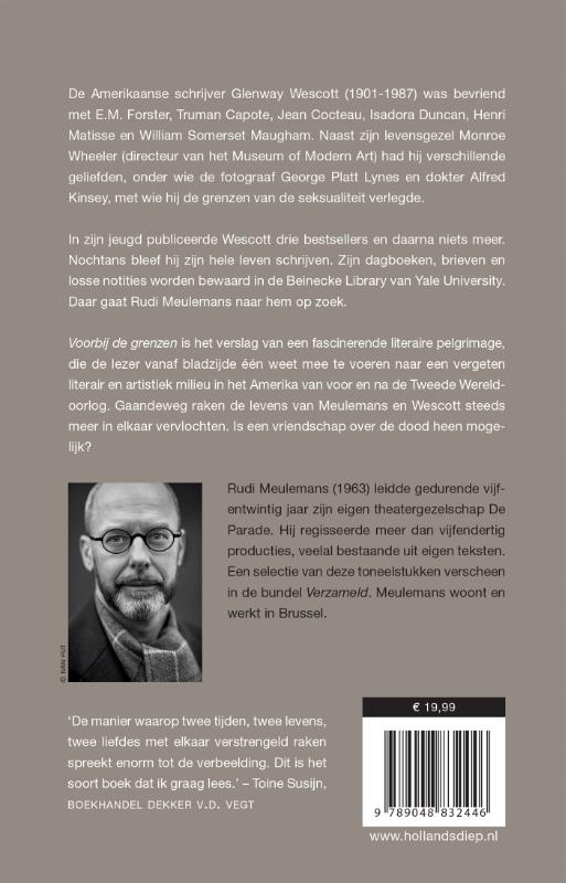 Achterkant van Voorbij de grenzen