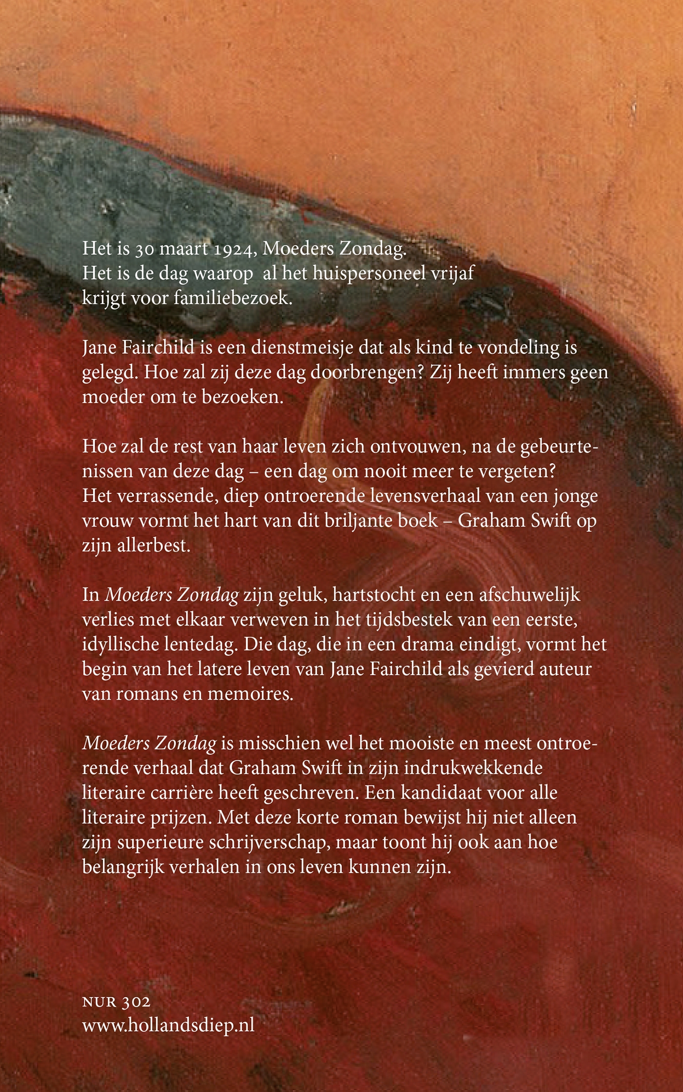 Achterkant van Moeders zondag
