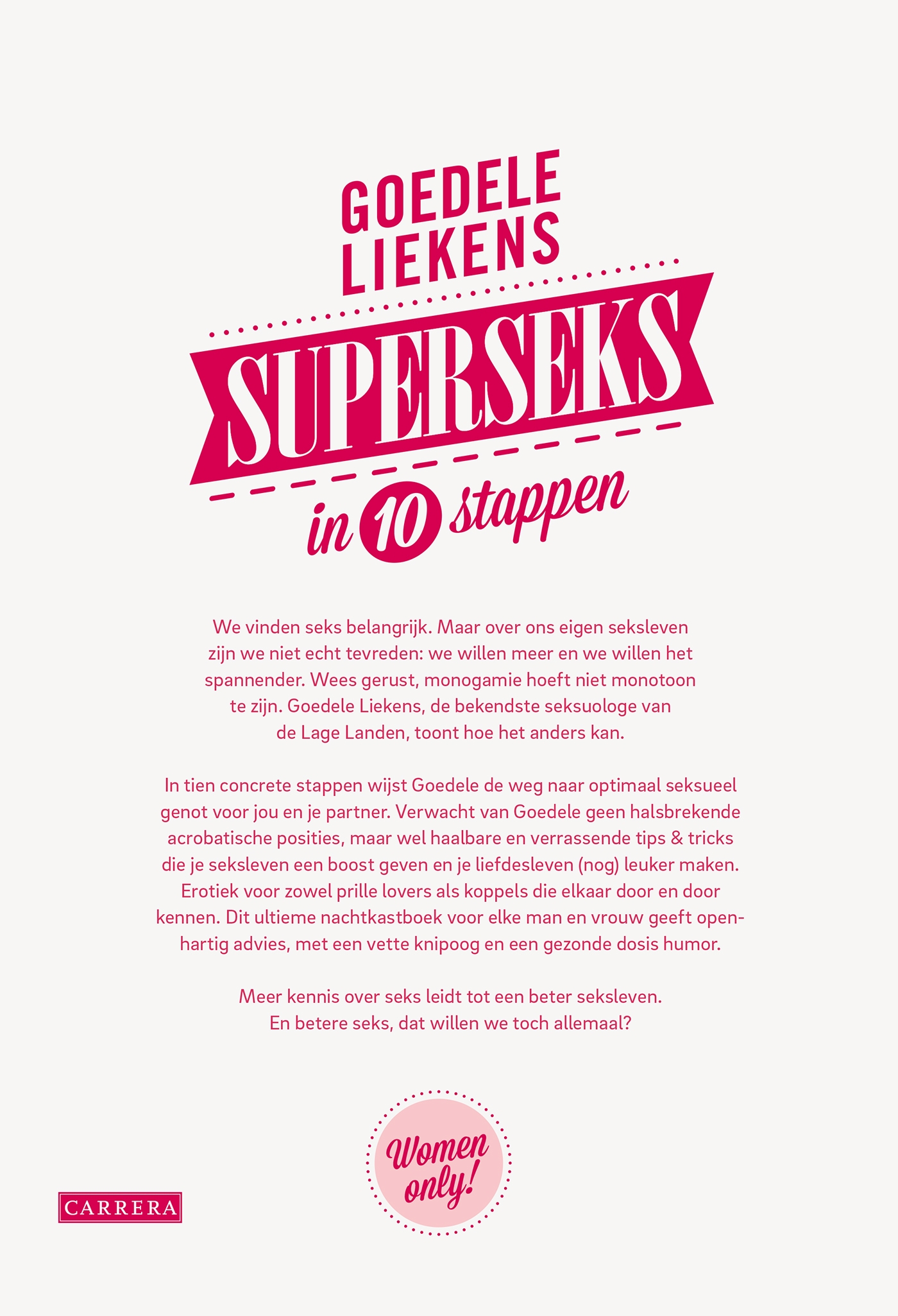 Achterkant van Superseks in 10 stappen