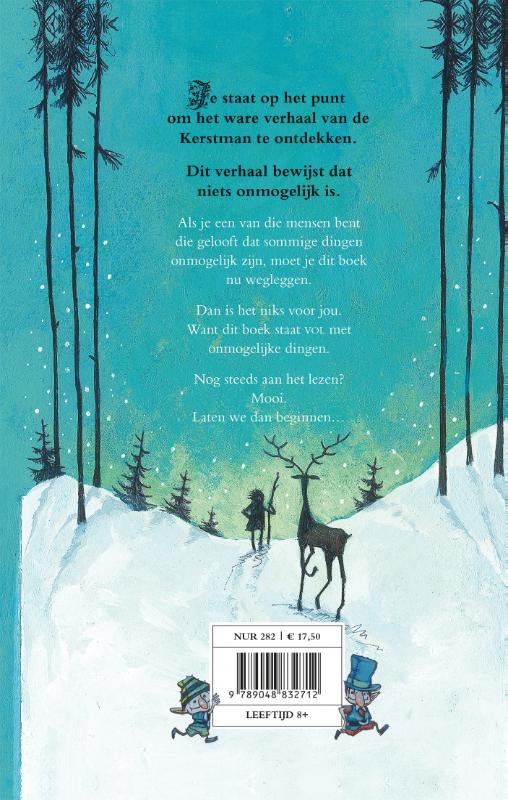 Achterkant van Een jongen met de naam Kerstmis