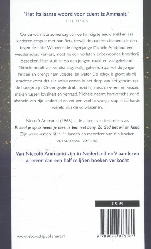 Achterkant van Ik ben niet bang