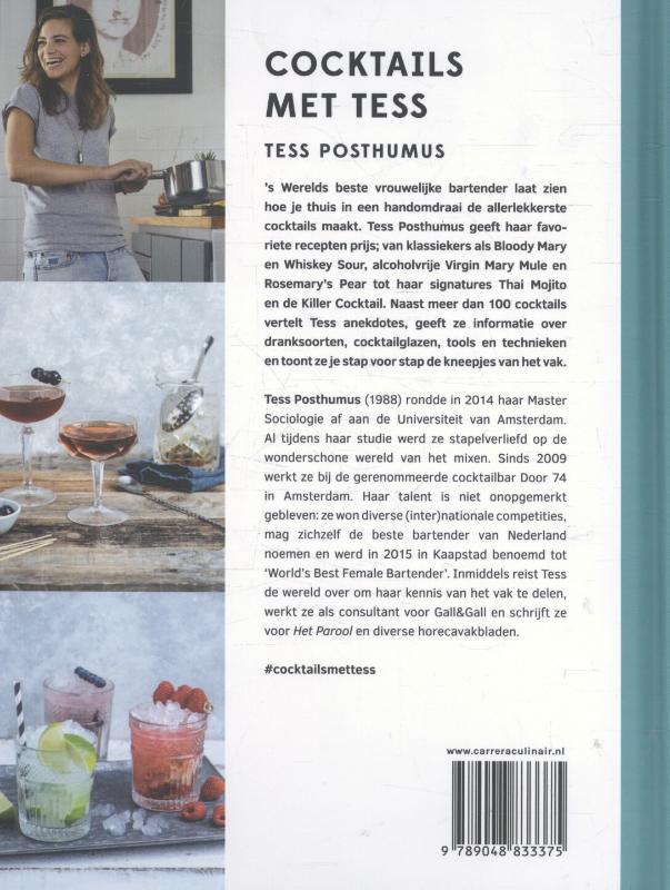 Achterkant van Cocktails met Tess