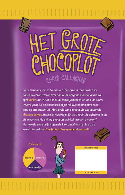 Achterkant van Het grote chocoplot