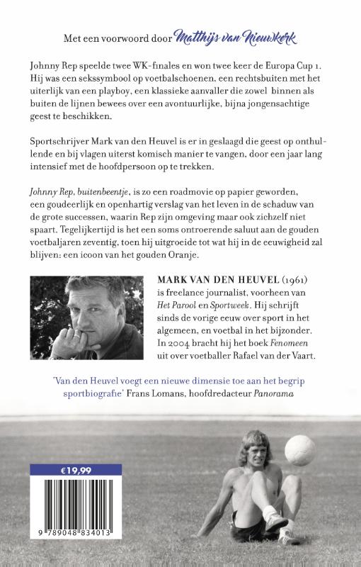 Achterkant van Johnny Rep