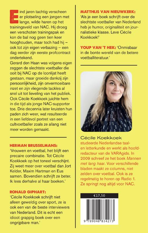 Achterkant van Gerard den Haan schoppen en slaan