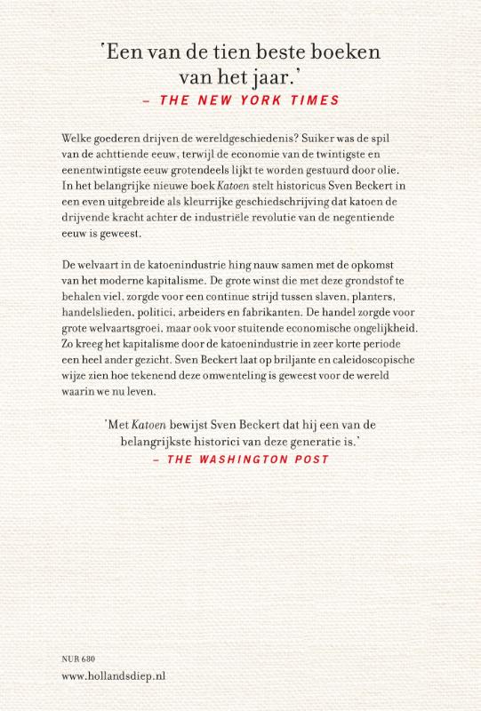 Achterkant van Katoen