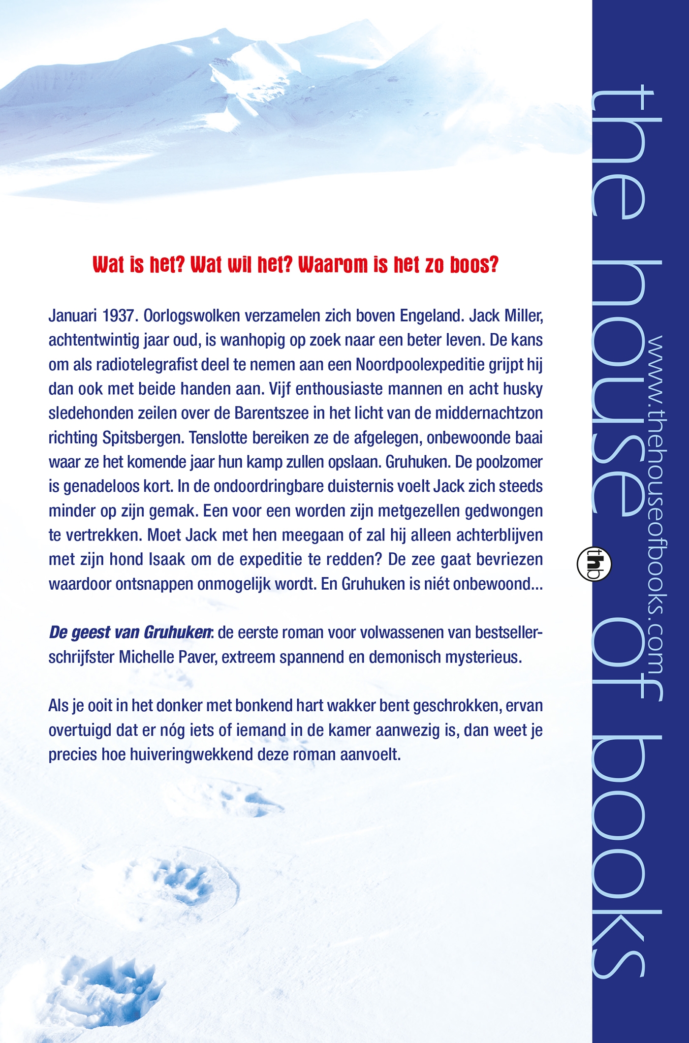 Achterkant van De geest van Gruhuken